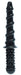 Gode Poignée Swirl Handle 21 x 5cm