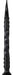Gode Pointed Twist L 65 x 5 cm Noir