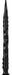 Gode Pointed Twist M 50 x 4 cm Noir