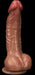 Gode Realdick 14 x 4cm Marron