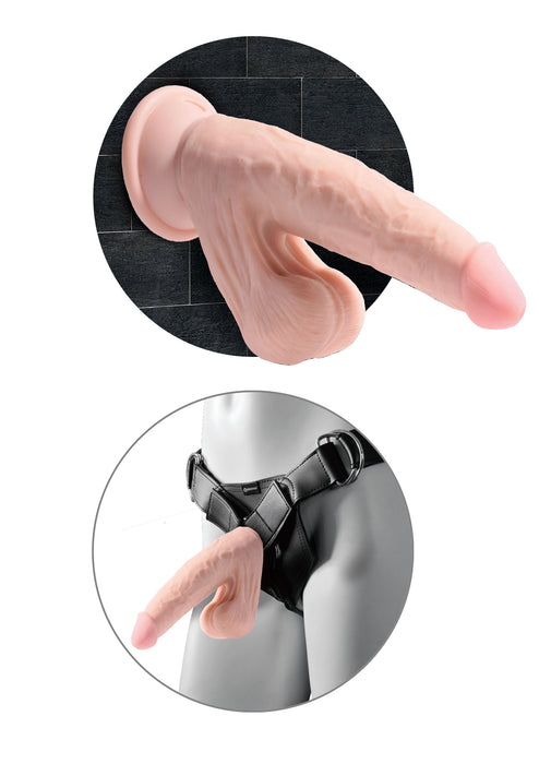 Gode réaliste 3D Cock Swinging Balls 19 x 5.2 cm