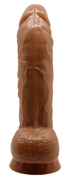 Gode réaliste Angelo 15 x 4 cm Marron