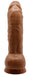 Gode réaliste Angelo 15 x 4 cm Marron