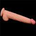 Gode réaliste avec bourses Sliding Skin 26 x 6cm