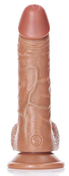Gode réaliste Balls Curved RealRock 12.5 x 3.6cm Latino