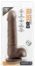 Gode réaliste Basic Up Dr Skin 14 x 3.5cm Marron Marron