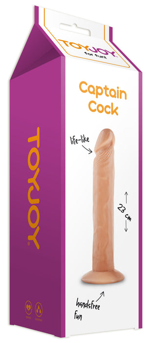 Gode réaliste Captain Cock 22 x 4.5 cm