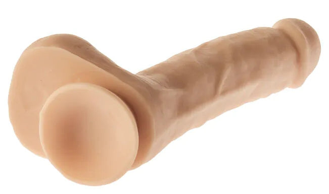 Gode réaliste Curly Champs 16 x 4cm