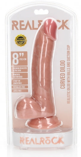 Gode réaliste Curved RealRock 17 x 4.3cm