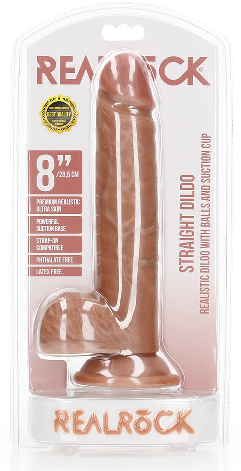 Gode réaliste Envy Straight RealRock 17 x 4.4cm Latino