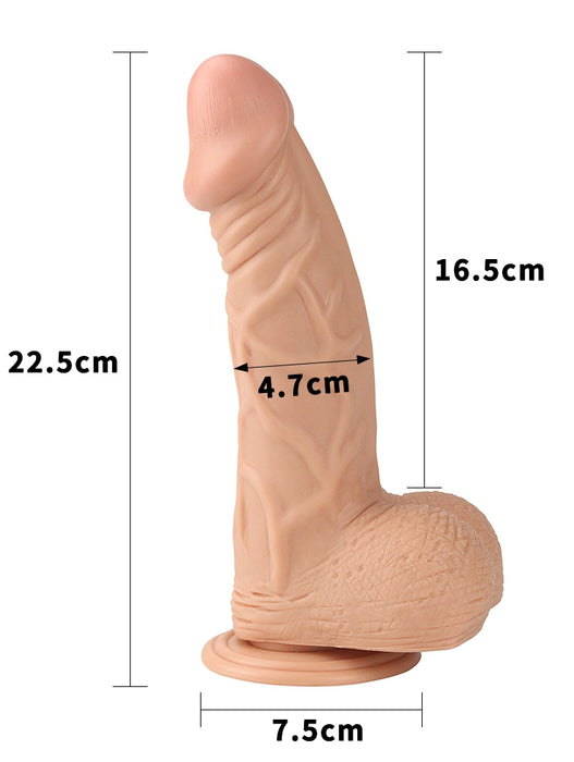 Gode réaliste Fabian 18 x 4.5 cm Chair