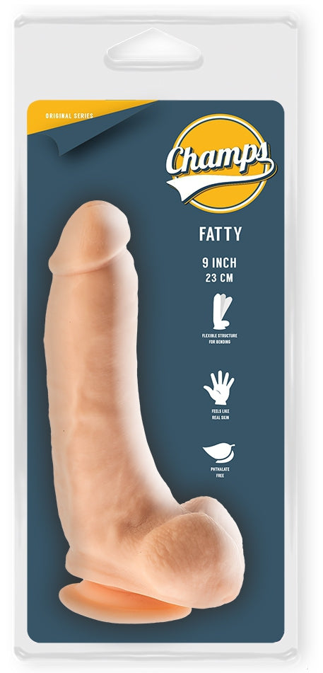 Gode réaliste Fatty Champs 17 x 4.7cm