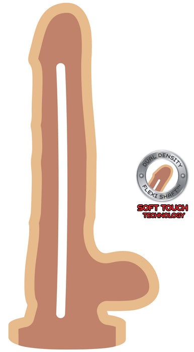 Gode réaliste GET REAL Dual Density 14 x 4 cm