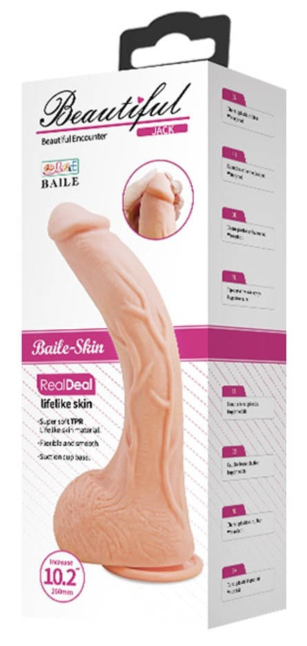 Gode réaliste Jack Beautiful 20 x 5cm