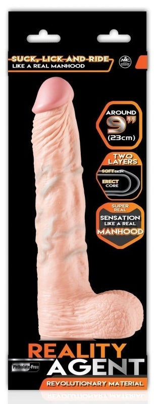 Gode réaliste Reality Agent 19 x 4cm