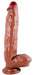 Gode réaliste Simon 24 x 6cm Marron