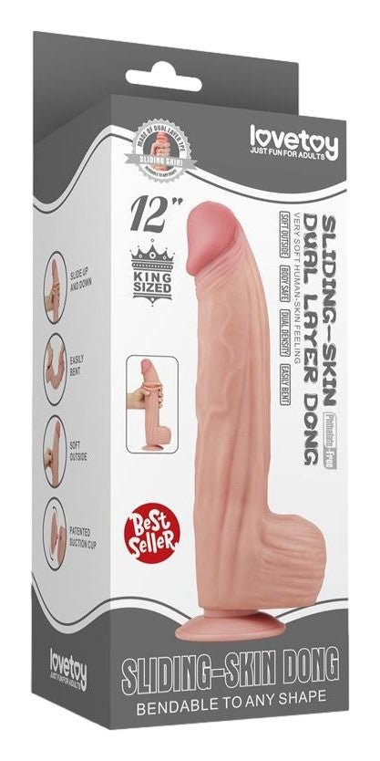 Gode réaliste Sliding Skin 23 x 6cm