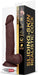 Gode réaliste Slidy Cock 15 x 4cm Marron