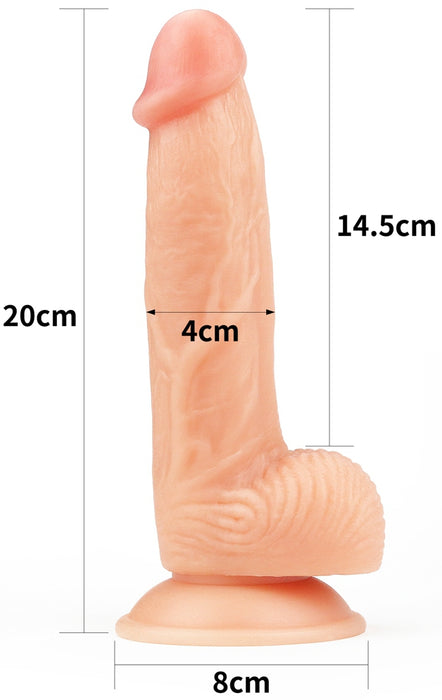 Gode réaliste Soft Dude 14 x 4cm