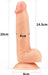 Gode réaliste Soft Dude 14 x 4cm