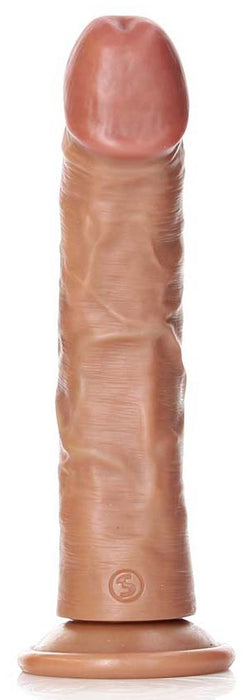 Gode réaliste Ventouse Curved RealRock 20 x 4.6cm Latino