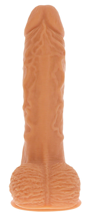 Gode réaliste vibrant à poussée Naked Real 16.5 x 4cm
