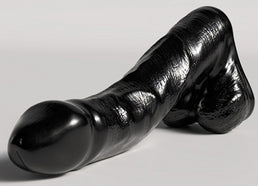 Gode Rocky 19 x 4 cm Noir