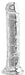 Gode Sans Bourse Diamond Dick 20 x 4cm Transparent