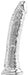 Gode Sans Bourse Diamond Dick 23 x 4.5cm Transparent