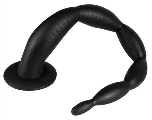 Gode Scale Beads S 30 x 3cm Noir