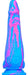 Gode silicone Inkipus 18 x 5.5cm Bleu-Rose