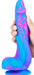 Gode silicone Inkipus 18 x 5.5cm Bleu-Rose