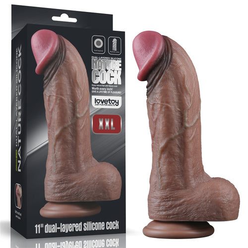 Gode Silicone Nat Cock 22 x 7cm