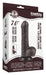 Gode Sliding Skin 12 x 3.7 cm Noir
