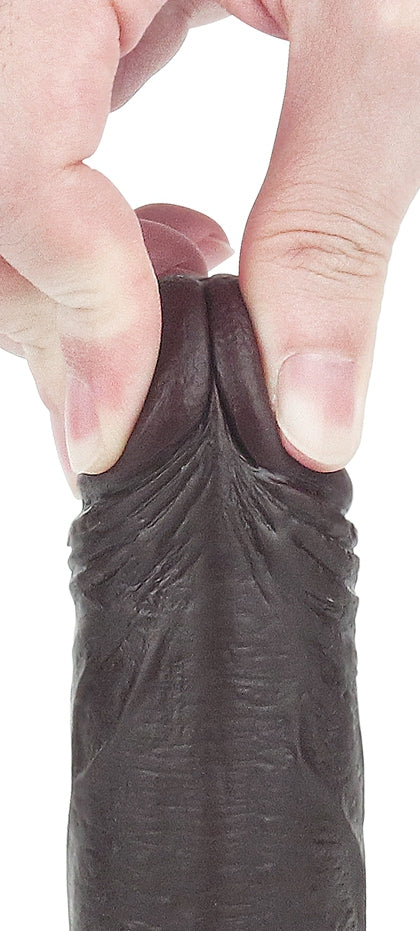 Gode Sliding Skin 13 x 3.5cm Marron