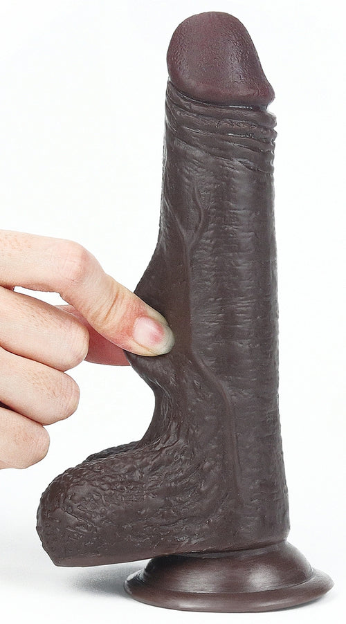 Gode Sliding Skin 13 x 3.5cm Marron
