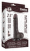 Gode Sliding Skin 13 x 3.7cm Noir