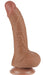 Gode Sliding Skin 14 x 3.5 cm Marron