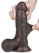 Gode Sliding Skin 15 x 4.8 cm Marron