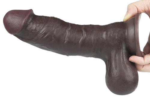 Gode Sliding Skin 15 x 4.8 cm Marron