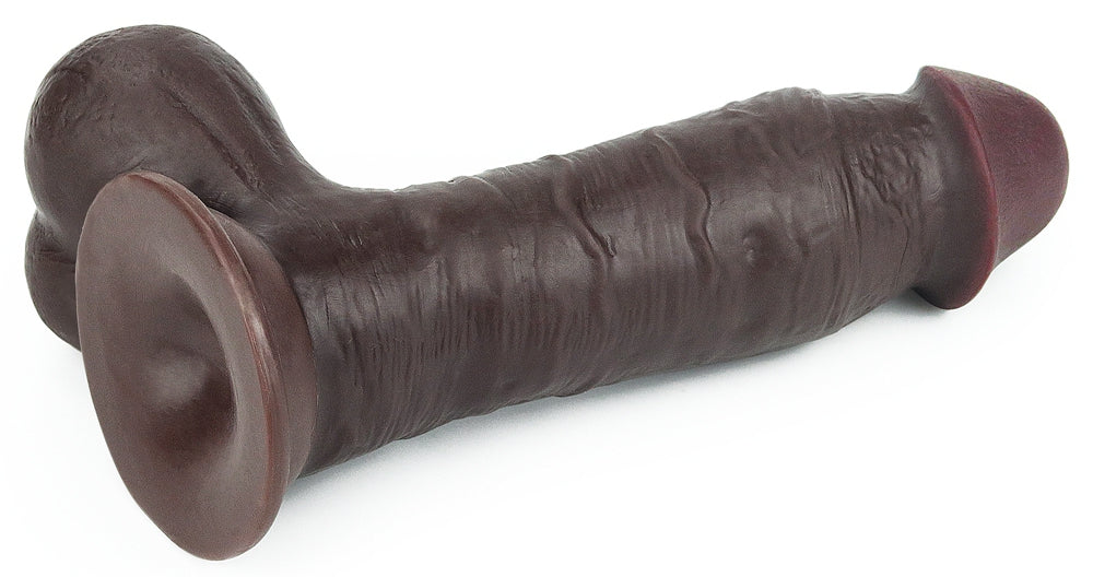 Gode Sliding Skin 15 x 4.8 cm Marron