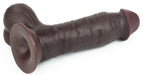 Gode Sliding Skin 15 x 4.8 cm Marron