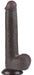 Gode Sliding Skin 17 x 3.5cm Noir