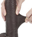 Gode Sliding Skin 17 x 4.2cm Marron