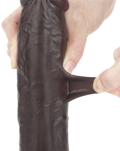 Gode Sliding Skin 18 x 4.5cm Marron
