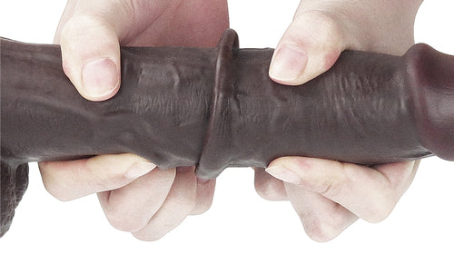 Gode Sliding Skin 18 x 4.5cm Marron