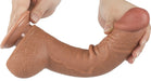 Gode Sliding Skin 18 x 4.7cm Marron