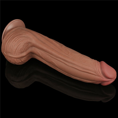 Gode Sliding Skin 23 x 6cm Marron