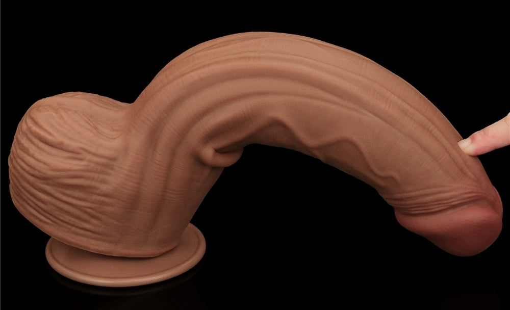 Gode Sliding Skin 23 x 6cm Marron