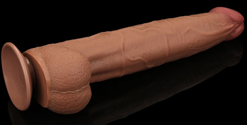 Gode Sliding Skin 26 x 6cm Marron